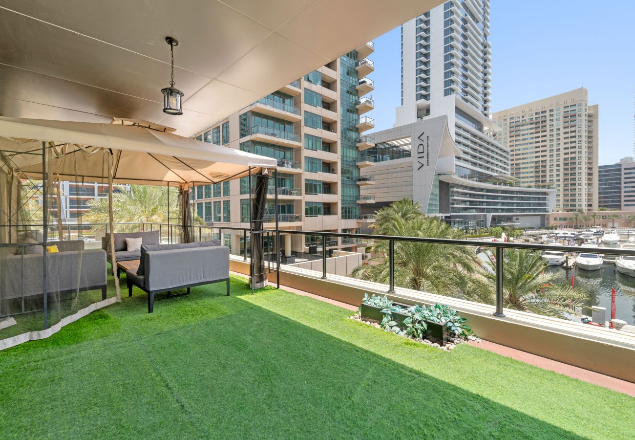 Apartment in Dubai - Beachfront Bliss 3BDR-Majara in Marina with Patio
