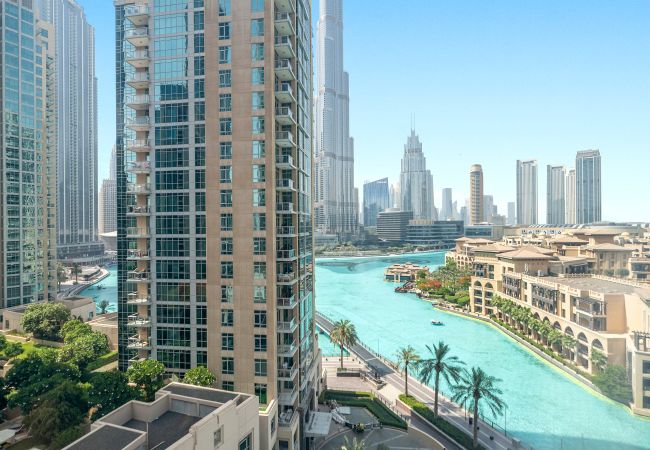 Apartment in Dubai - Panorama Luxe 2BR Burj Khalifa & Fountain Views Apartment in Dubai - Panorama Luxe 2BR Burj Khalifa & Fountain Views