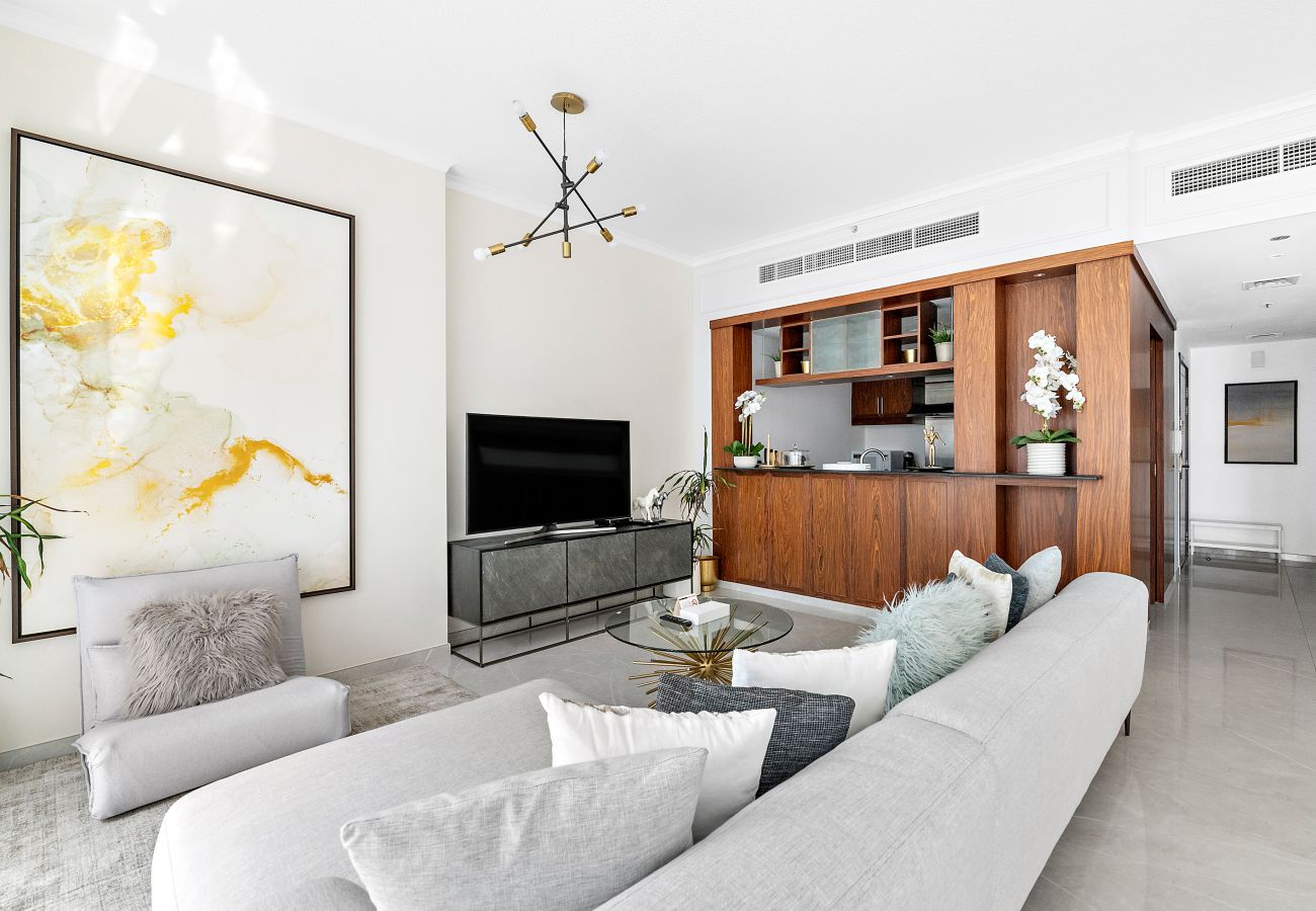 Apartment in Dubai - Sophisticated 2BDR-Burj Khalifa & Fountain Views