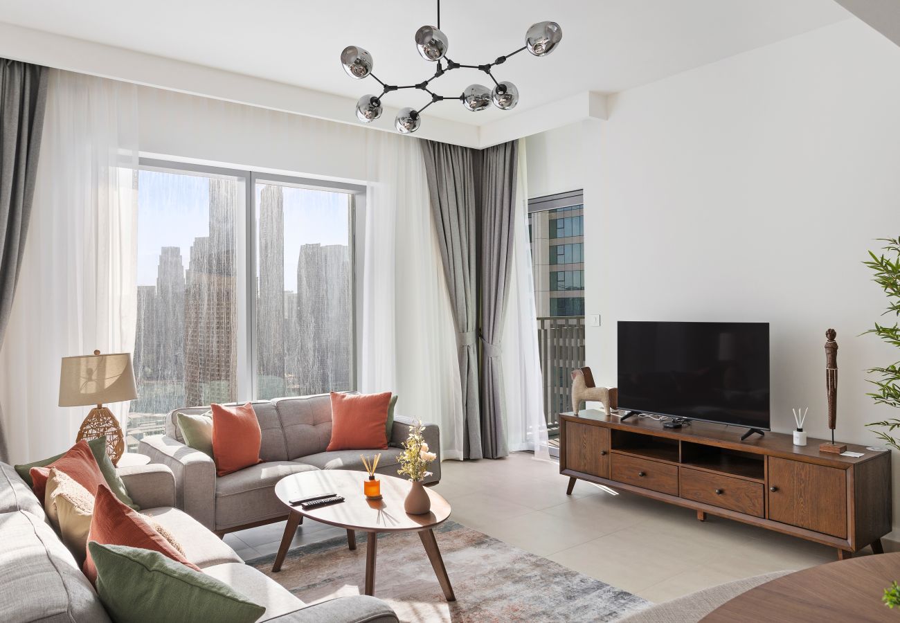 Apartment in Dubai - Skyline 3BDR + 1 GR W/Fountain & Burj Khalifa View