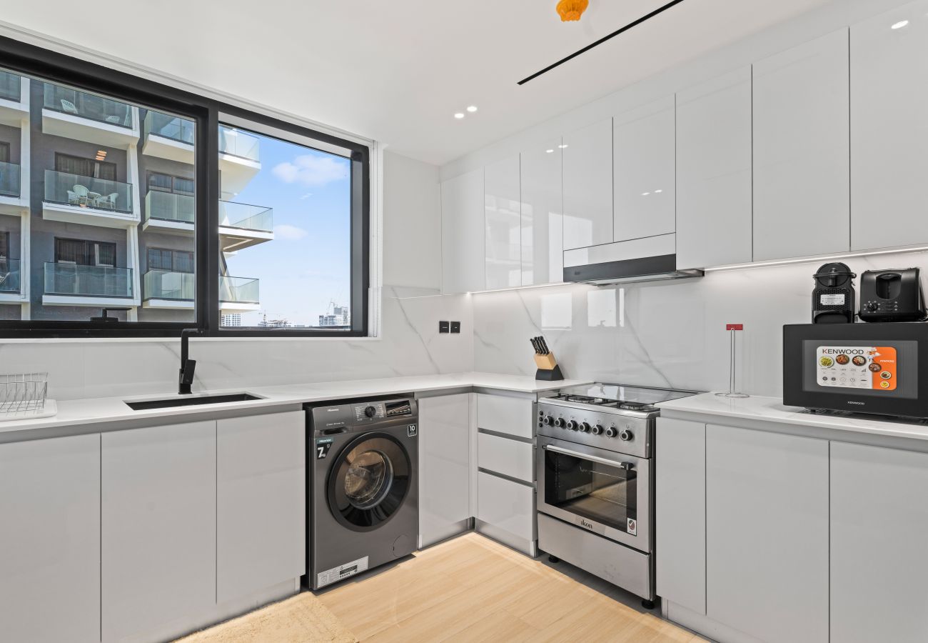 Apartment in Dubai - Charming 2BDR Stay in Binghatti Corner | JVC