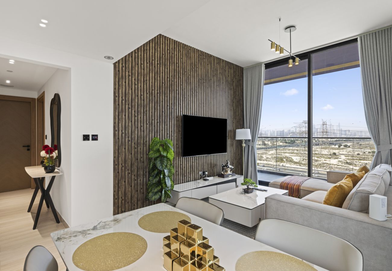 Apartment in Dubai - Charming 2BDR Stay in Binghatti Corner | JVC
