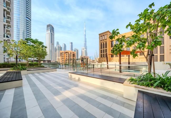 Apartment in Dubai - Skyline Charm: 2BR+1GR W/ Burj Khalifa & Fountain Apartment in Dubai - Skyline Charm: 2BR+1GR W/ Burj Khalifa & Fountain