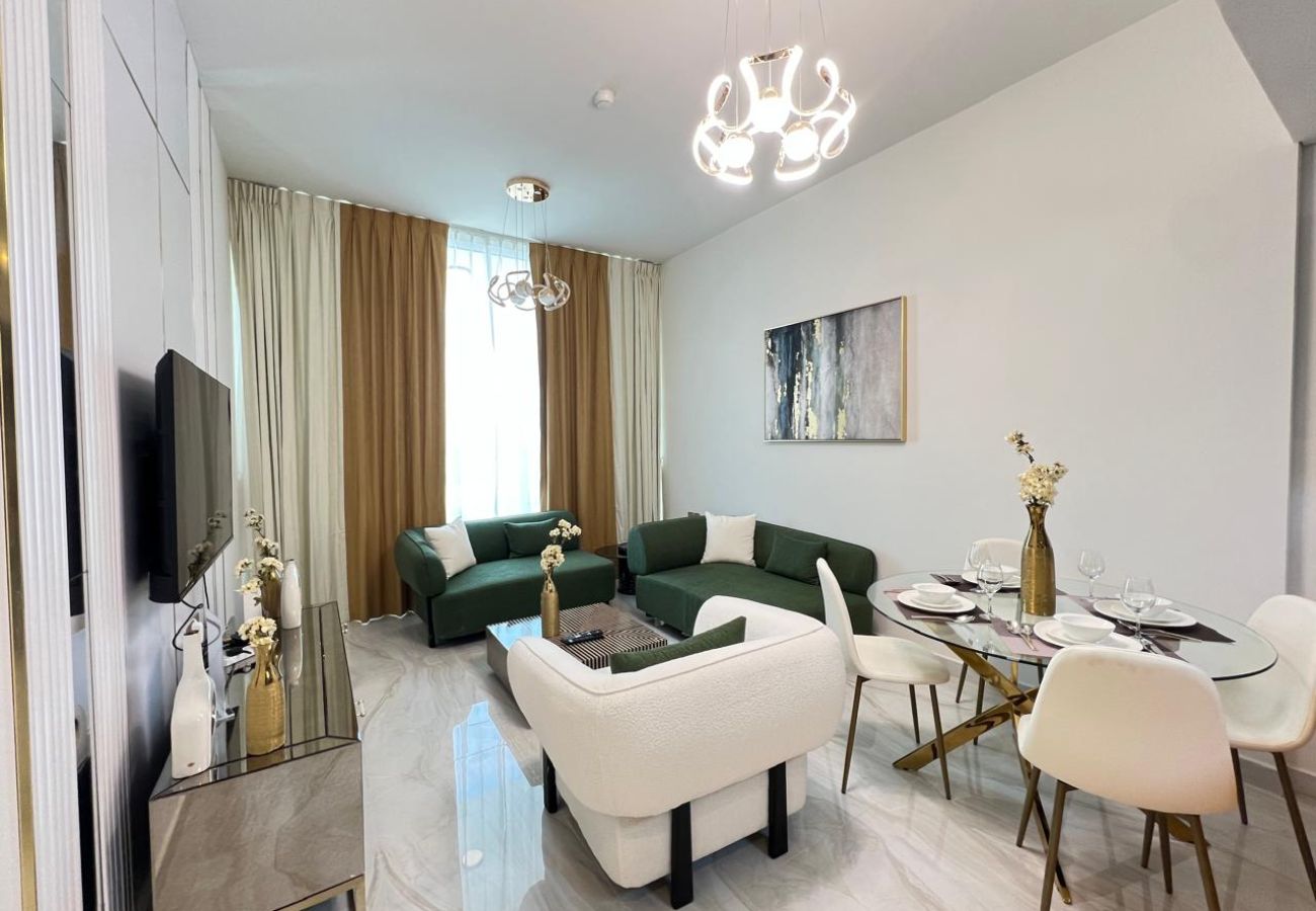 Apartment in Dubai - A Sophisticated 2BR Stay w Study in Gemz-9