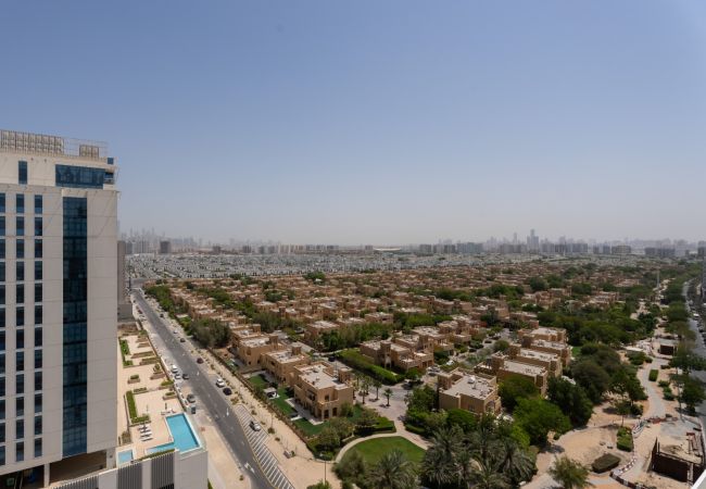 Apartment in Dubai - Velvet Luxe | 1BR w Private Pool in Gemz-15 Apartment in Dubai - Velvet Luxe | 1BR w Private Pool in Gemz-15