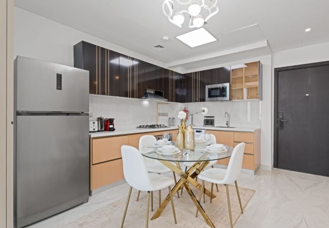 Apartment in Dubai - Velvet Luxe | 1BR w Private Pool in Gemz-15 Apartment in Dubai - Velvet Luxe | 1BR w Private Pool in Gemz-15