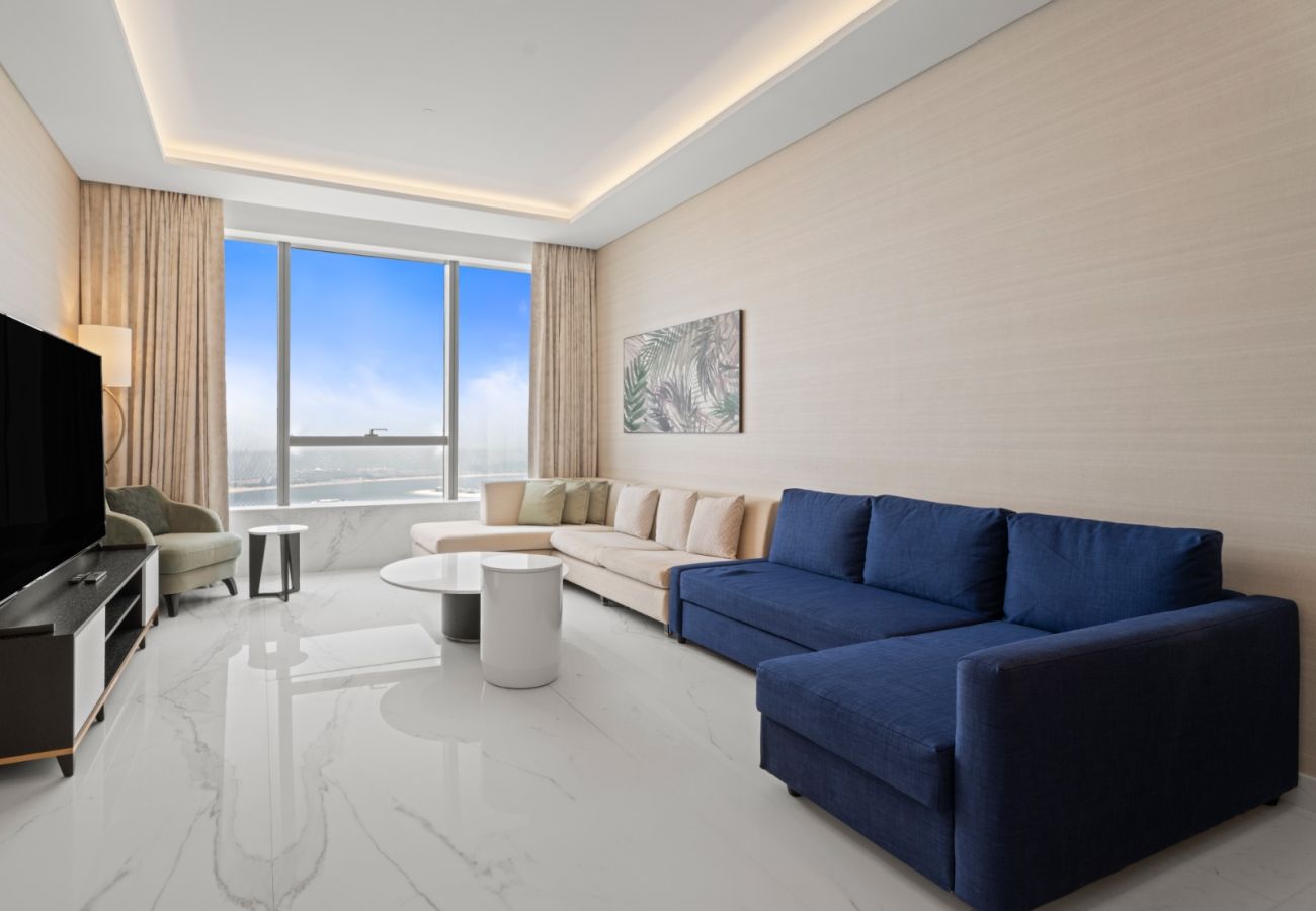 Apartment in Dubai - Tranquil Pearl | Luxe 1BR Island Retreat in Palm