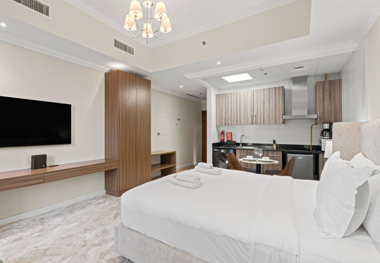 Studio in Dubai - The Ember Retreat | Cozy Studio in Dunya-02