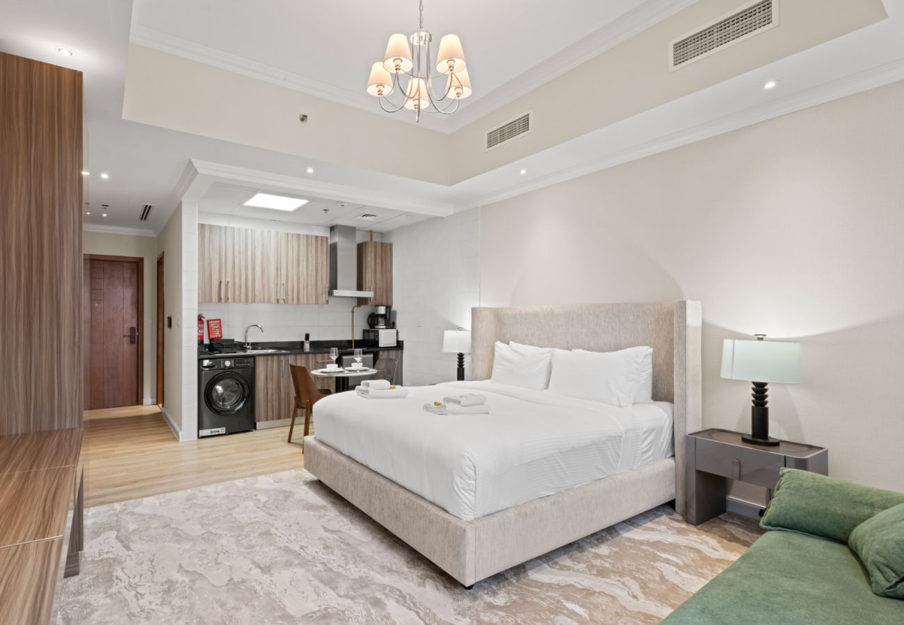 Studio in Dubai - The Ember Retreat | Cozy Studio in Dunya-02