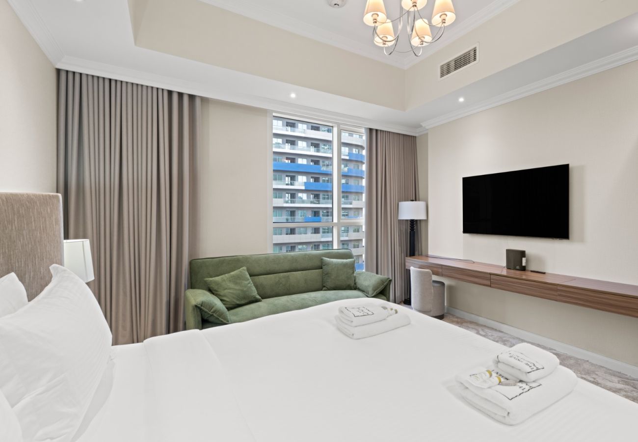 Studio in Dubai - The Ember Retreat | Cozy Studio in Dunya-02