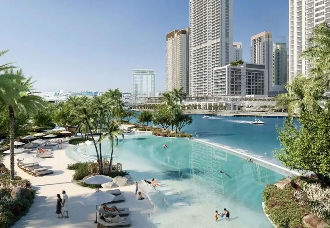 Apartment in Dubai - Radiant Luxe 1BR+Sofa Bed |Sleeps 4| in Lotus 3