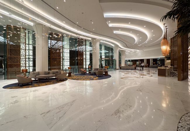 Apartment in Dubai - Royale 1BR+Study|Sleeps 4|Full Burj Khalifa View Apartment in Dubai - Royale 1BR+Study|Sleeps 4|Full Burj Khalifa View