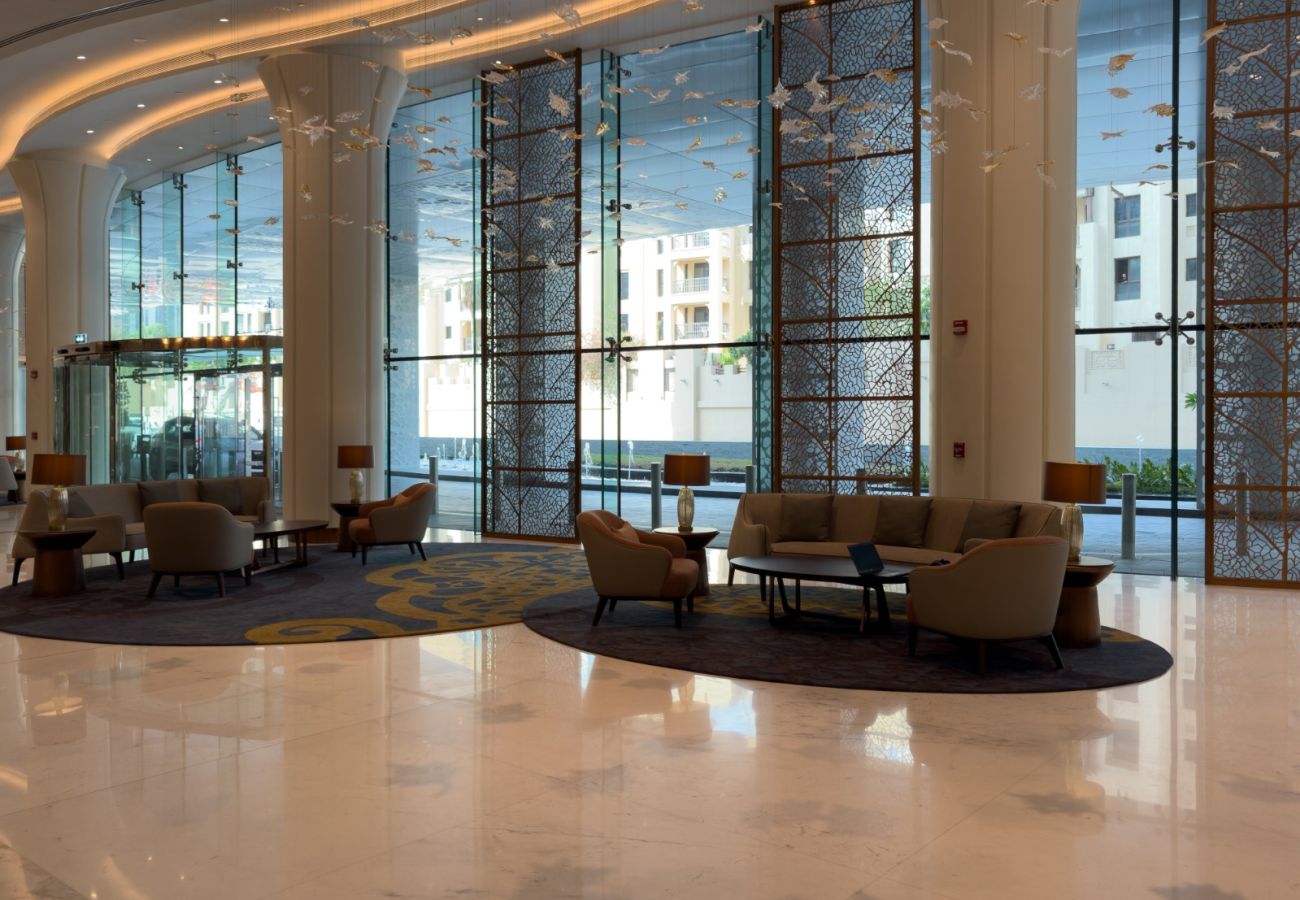 Apartment in Dubai - Royale 1BR+Study|Sleeps 4|Full Burj Khalifa View