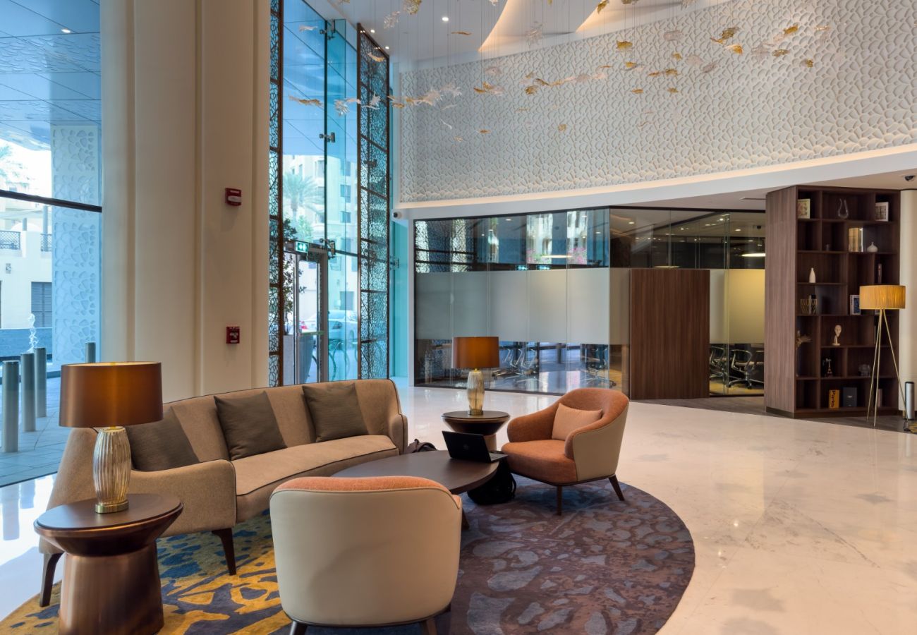 Apartment in Dubai - Royale 1BR+Study|Sleeps 4|Full Burj Khalifa View