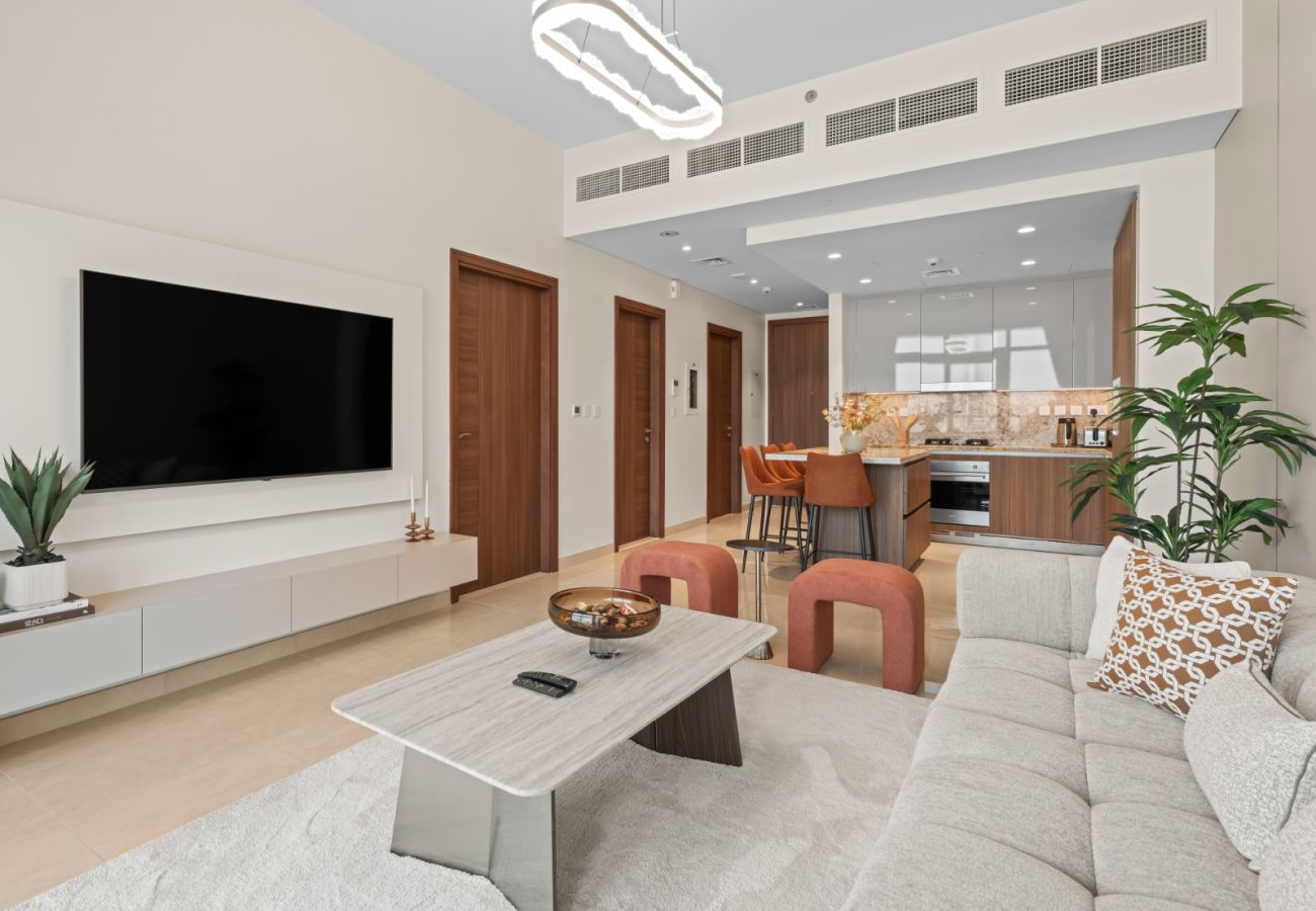 Apartment in Dubai - Royale 1BR+Study|Sleeps 4|Full Burj Khalifa View