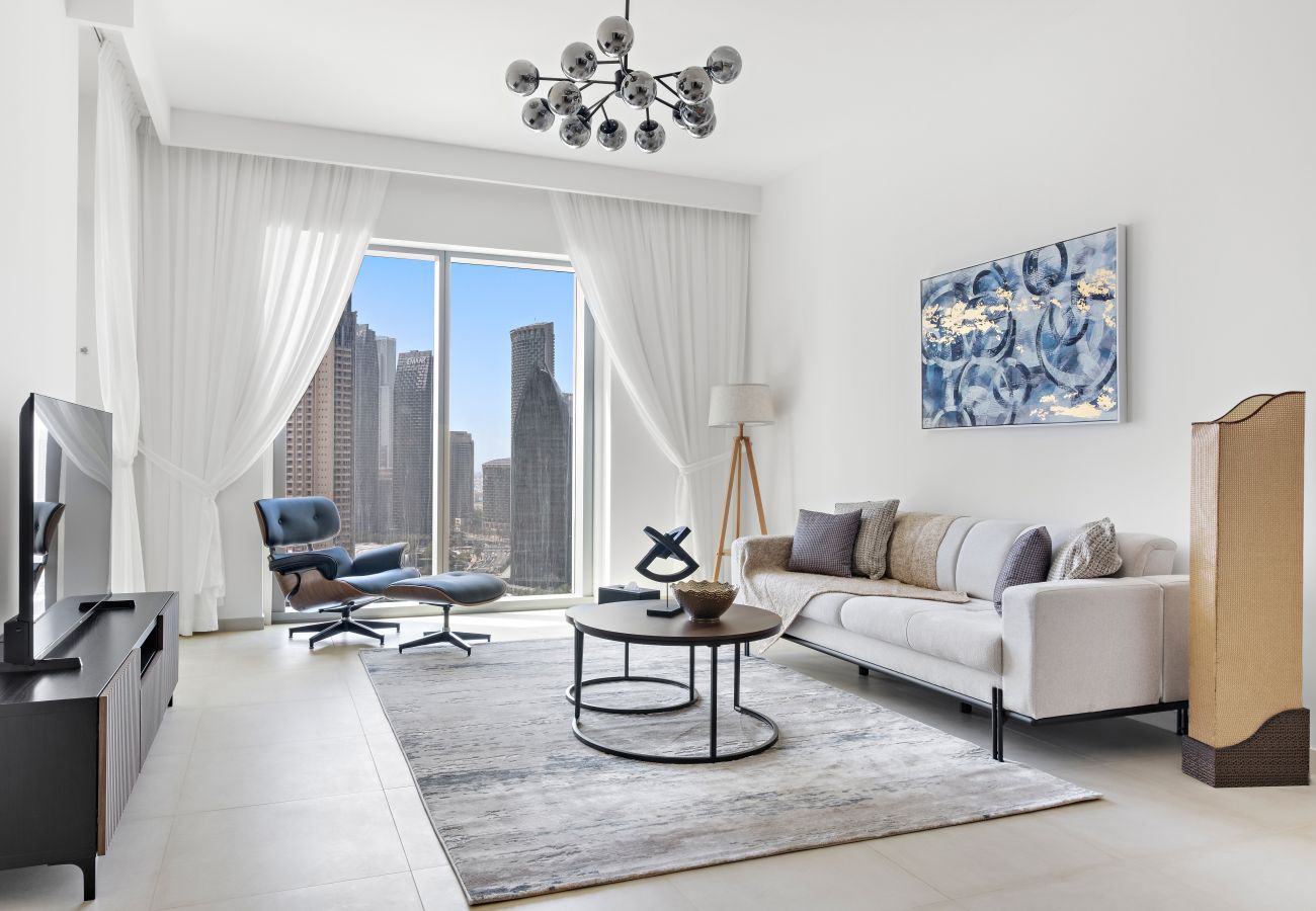 Apartment in Dubai - Prime Suite 2BR w Full Burj Khalifa View