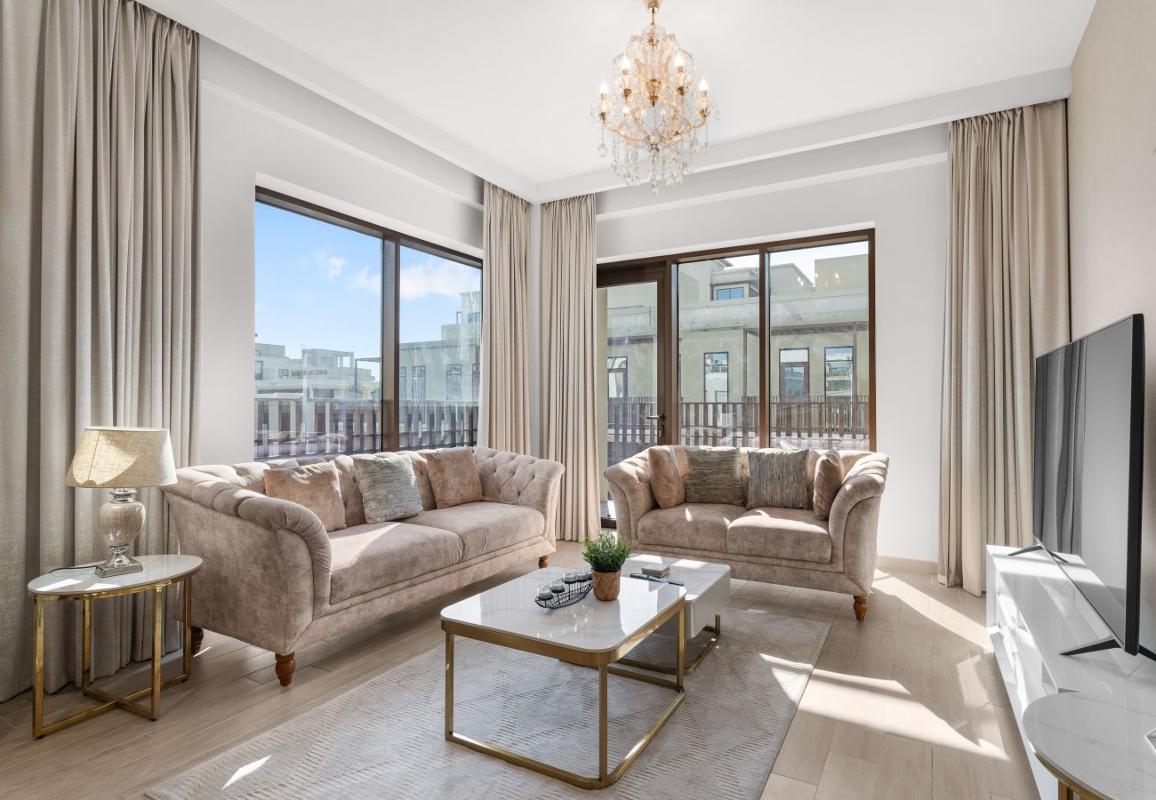 Apartment in Dubai - Chic Luxury 1BR+Sofabed |Sleeps 4| in Lotus 3