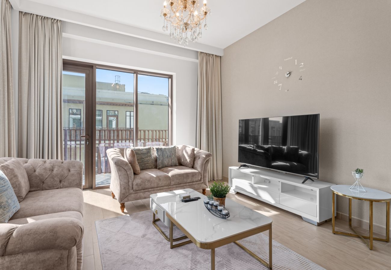 Apartment in Dubai - Chic Luxury 1BR+Sofabed |Sleeps 4| in Lotus 3