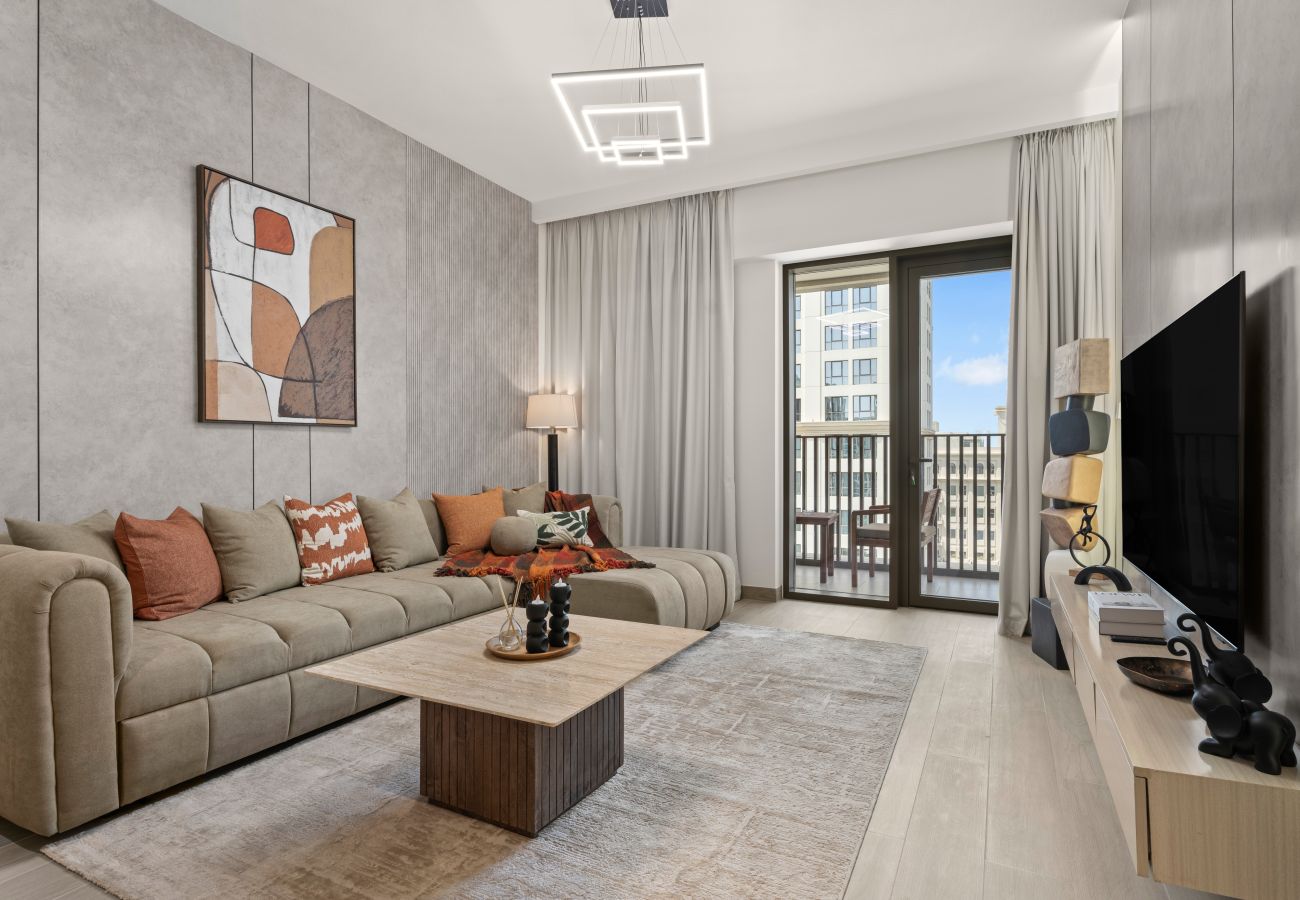 Apartment in Dubai - Chic Luxury 1BR+Sofabed |Sleeps 4| in Lotus 3